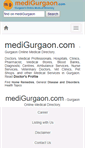 Mobile Screenshot of medigurgaon.com