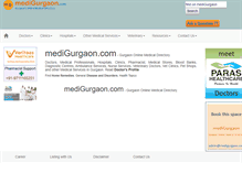 Tablet Screenshot of medigurgaon.com